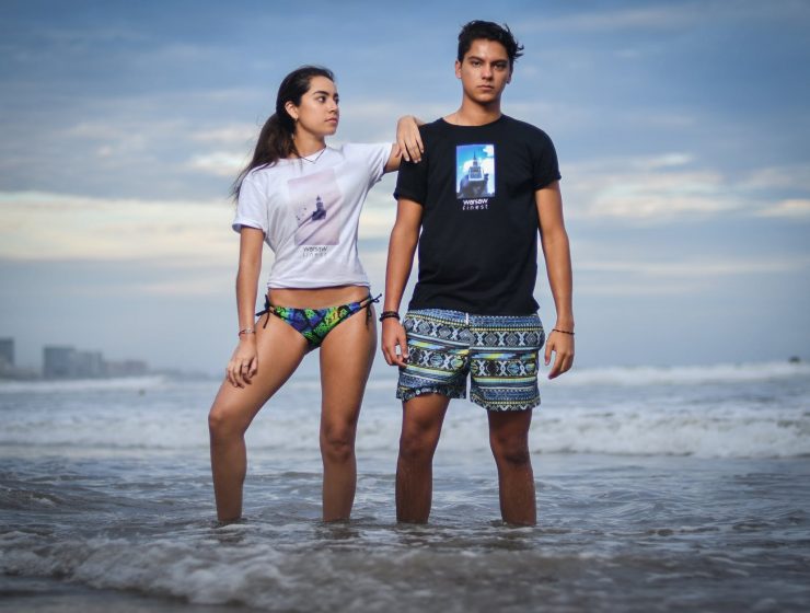 woman standing beside man