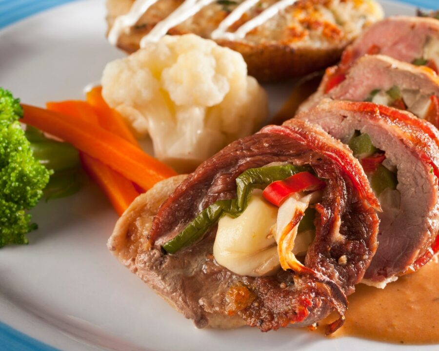 Punjena teleća rolada