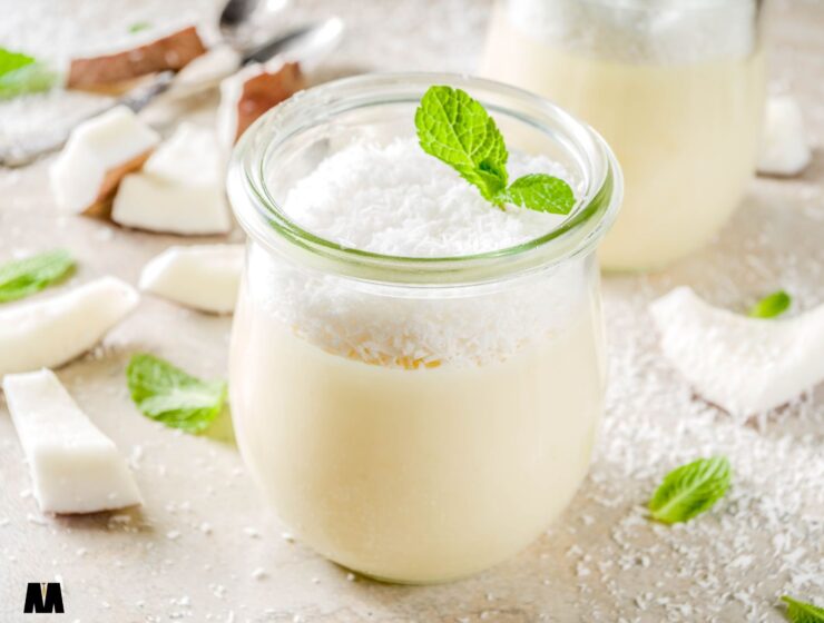 Panna cotta s kokosom