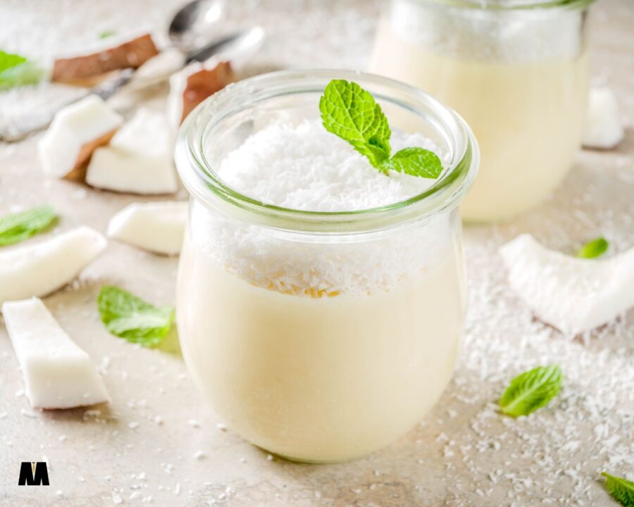 Panna cotta s kokosom