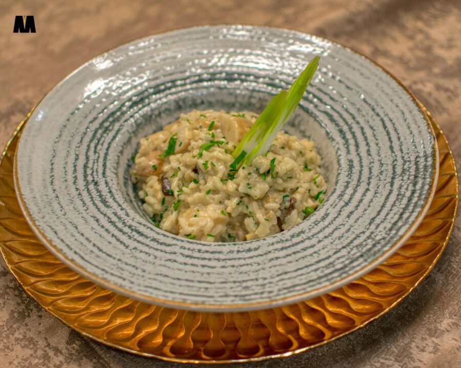 Kremasti rižoto s koprivom